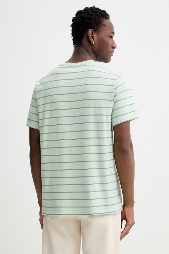 Odzież Levi's t-shirt bawełniany LSE_SS ORIGINAL HM A3117.0114 zielony