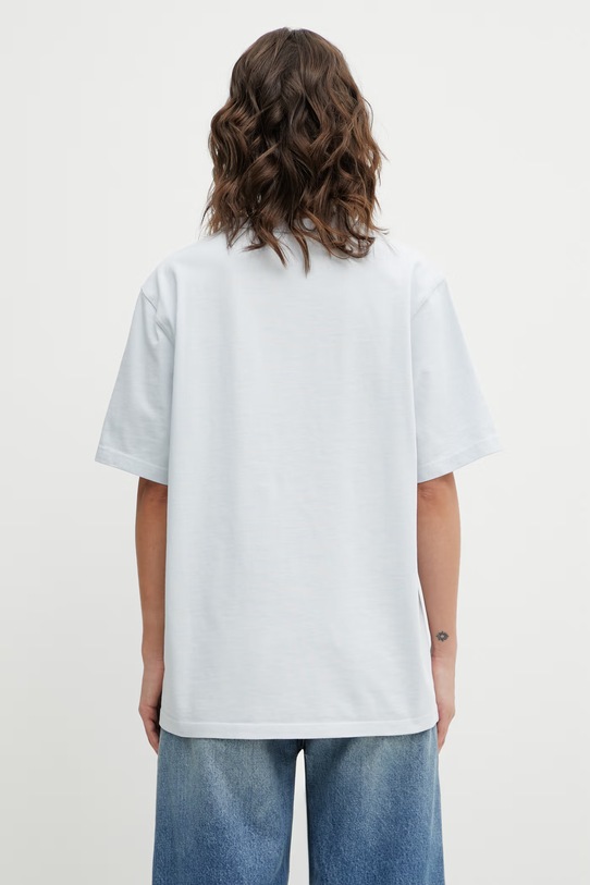 Café Kitsuné t-shirt bawełniany Barista Fox QU01101KJ7013