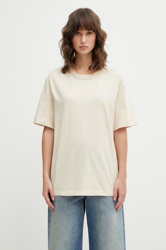 Café Kitsuné t-shirt bawełniany Summer QU01102KJ7014