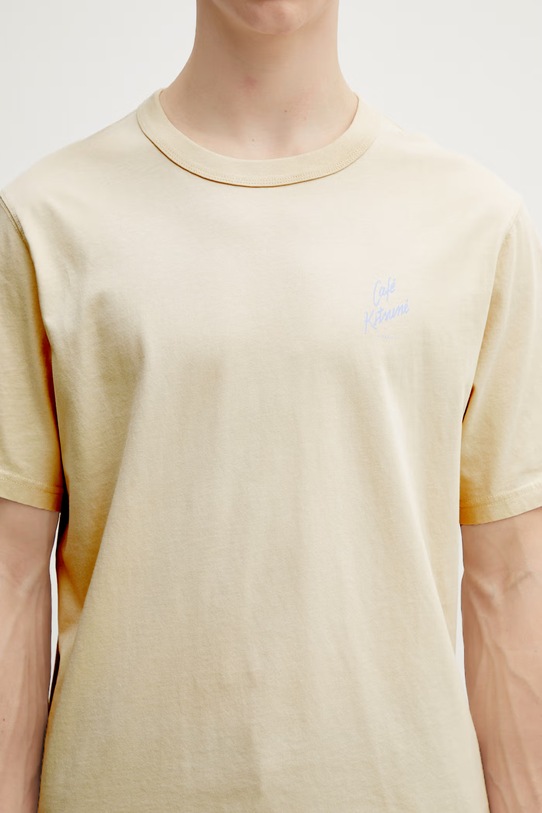 Café Kitsuné t-shirt bawełniany Summer QU01102KJ7014