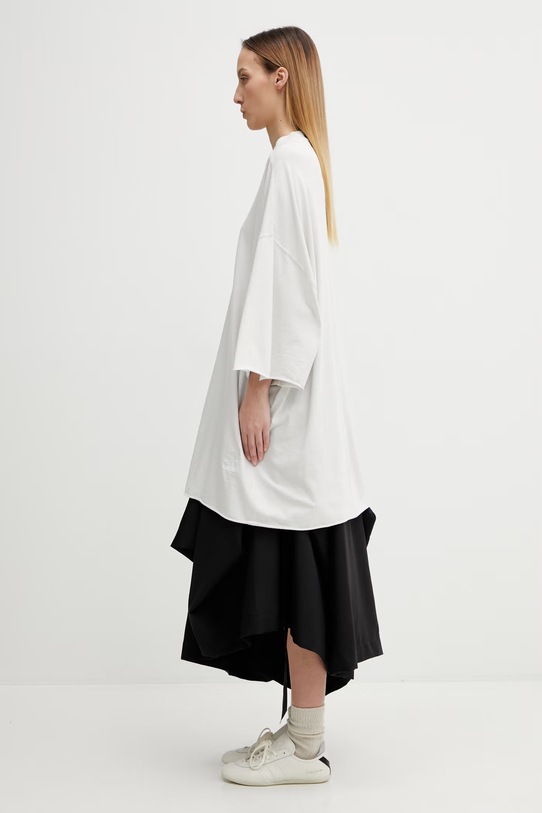 Rick Owens DRKSHDW t-shirt bawełniany Tommy beżowy DU01F4259.RN