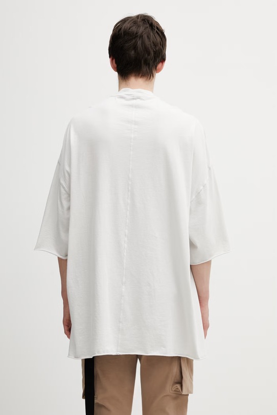 Rick Owens DRKSHDW t-shirt bawełniany Tommy DU01F4259.RN beżowy