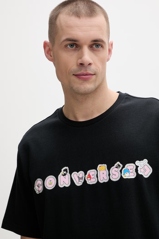 Converse T-shirt βαμβακερό x HELLO KITTY CVM5T517