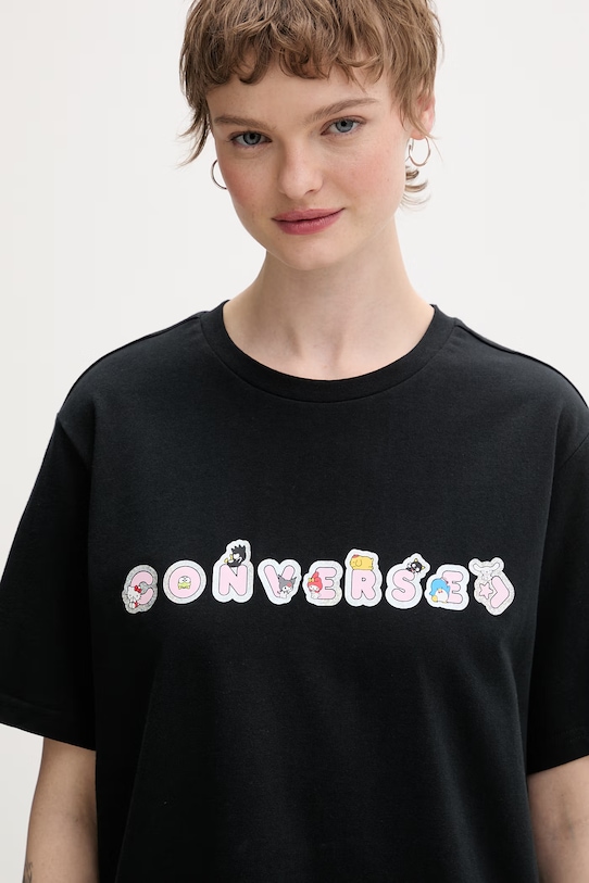 Converse T-shirt βαμβακερό x HELLO KITTY CVM5T517