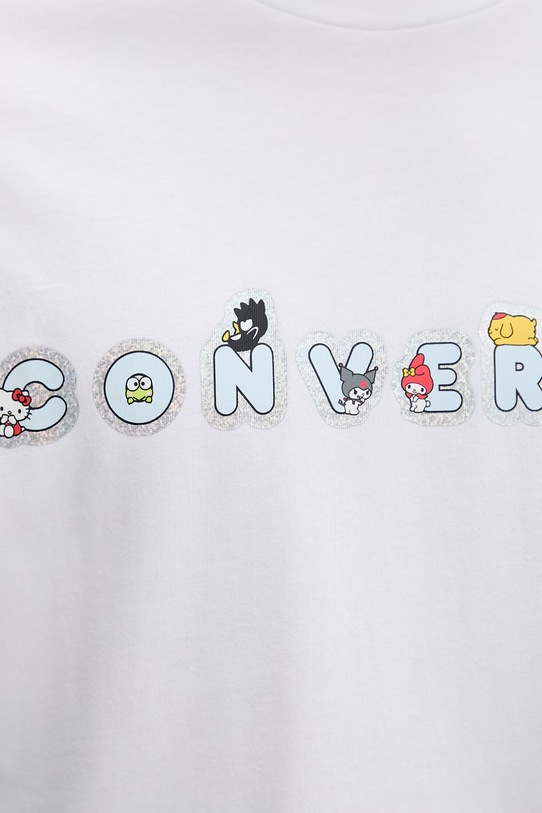 Converse basic tričko bavlněné x HELLO KITTY CVM5T517.WHT