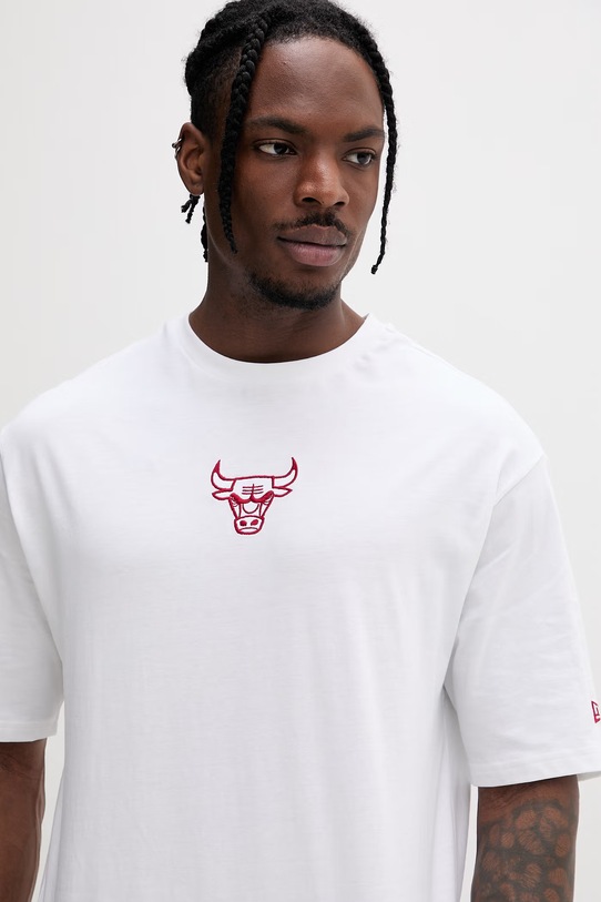 New Era T-shirt από βαμβάκι CHICAGO BULLS 60771518