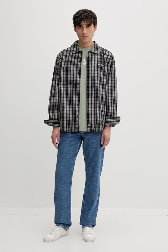 Odzież New Era t-shirt bawełniany LOS ANGELES DODGERS 60771499 zielony