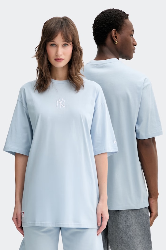 New Era T-shirt in cotone NEW YORK YANKEES blu 60771500