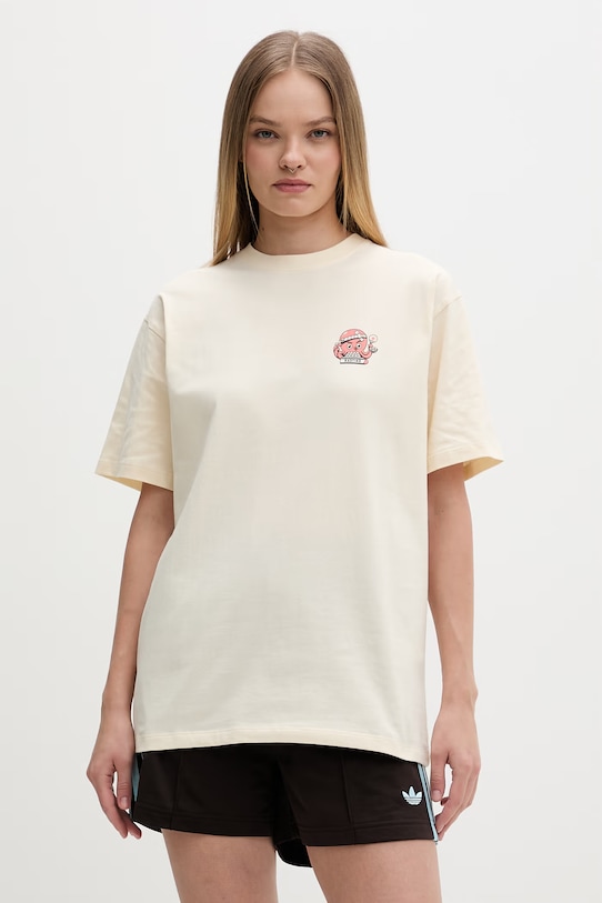 Odzież Kaotiko T-shirt bawełniany AS033.01.G002 beżowy