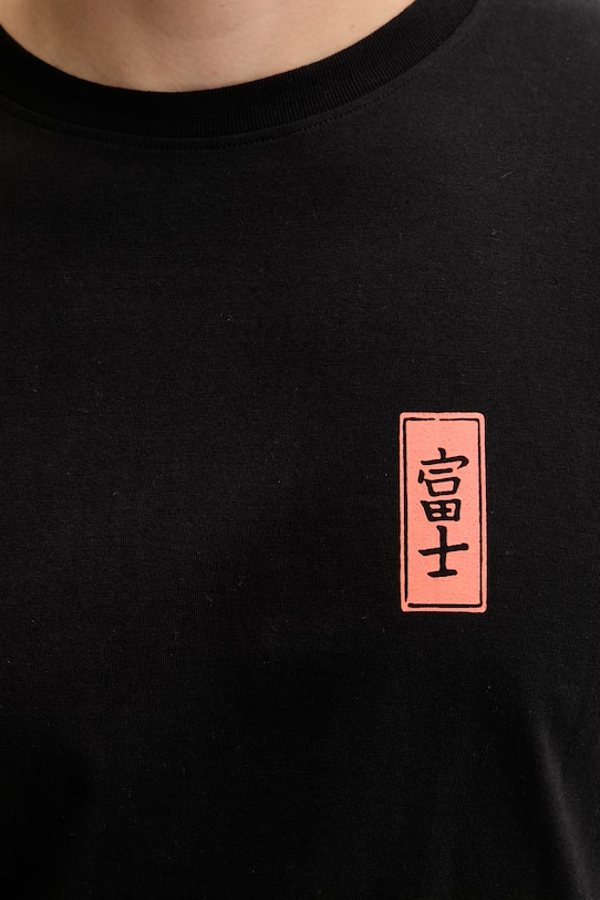 Kaotiko T-shirt bawełniany AS034.01.G002 czarny