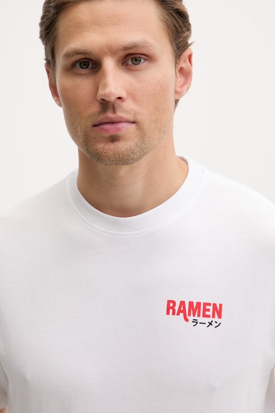 Kaotiko T-shirt bawełniany biały AS036.01.G002