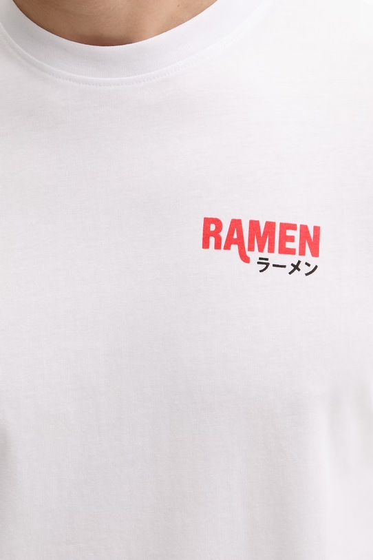 Kaotiko T-shirt bawełniany AS036.01.G002 biały