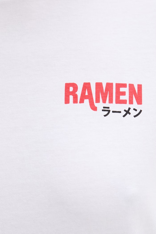 Kaotiko T-shirt bawełniany AS036.01.G002 biały