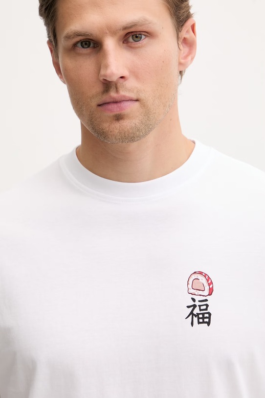 Kaotiko T-shirt bawełniany biały AS038.01.G002