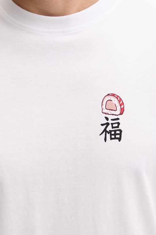 Kaotiko T-shirt bawełniany AS038.01.G002 biały