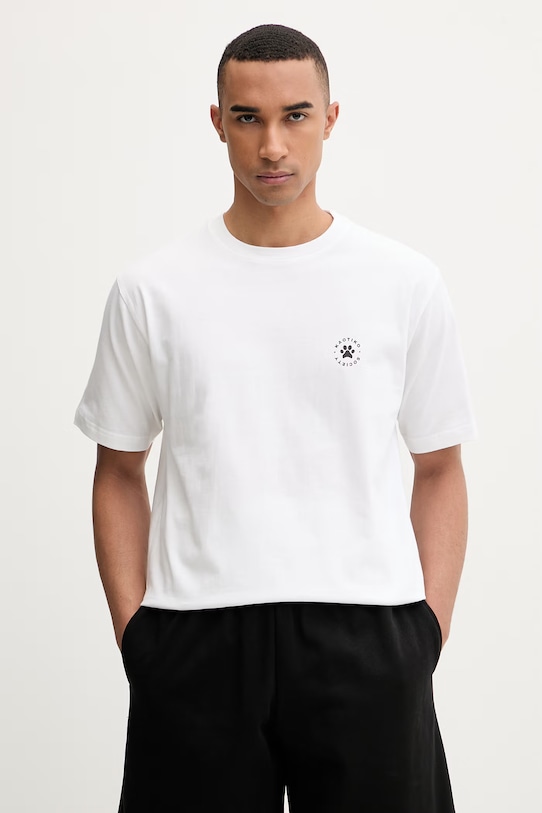 Îmbrăcăminte Kaotiko tricou din bumbac AS019.01.G002 alb