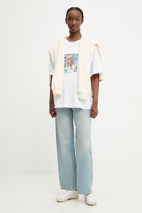 Kaotiko футболка бавовняна AS022.01.G002 бежевий SS26