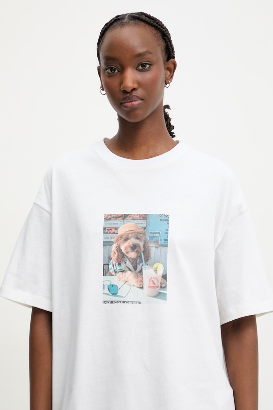 Kaotiko tričko bavlnené béžová AS022.01.G002