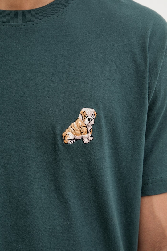 Kaotiko T-shirt bawełniany AS023.01.G002 zielony