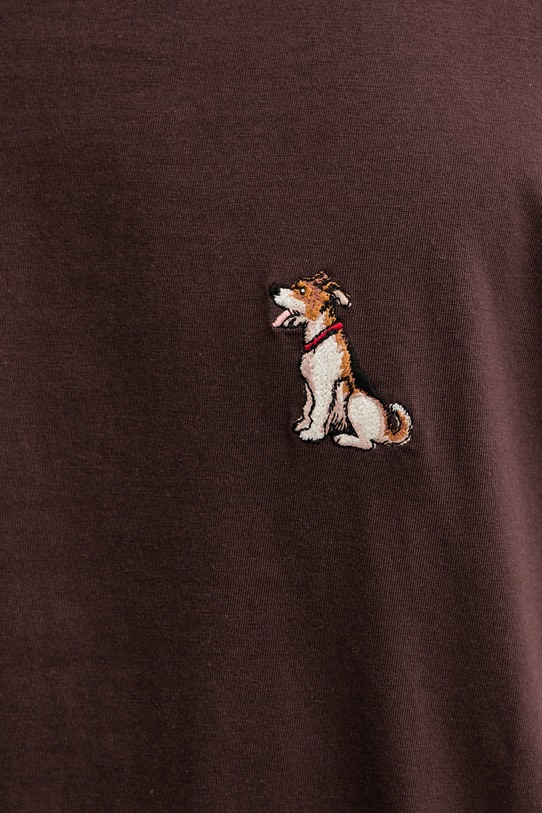 Kaotiko tricou din bumbac AS024.01.G002 maro