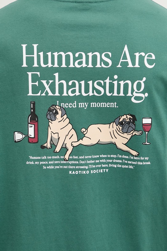 Kaotiko tričko bavlnené AS027.02.G002 zelená