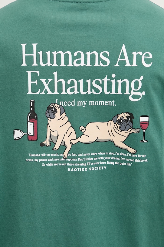 Kaotiko tričko bavlnené AS027.02.G002 zelená