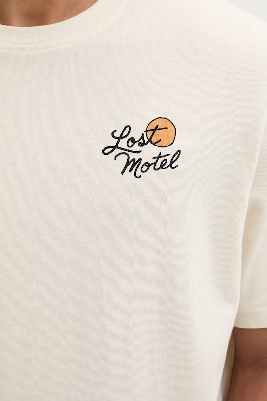 Kaotiko T-shirt βαμβακερό AS055.01.G002 μπεζ