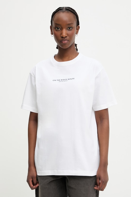 Odzież Kaotiko T-shirt bawełniany AS057.01.G002 biały