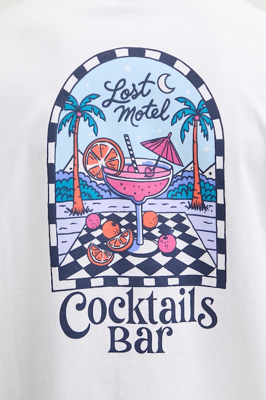 Kaotiko тениска от памук AS061.01.G002 бял