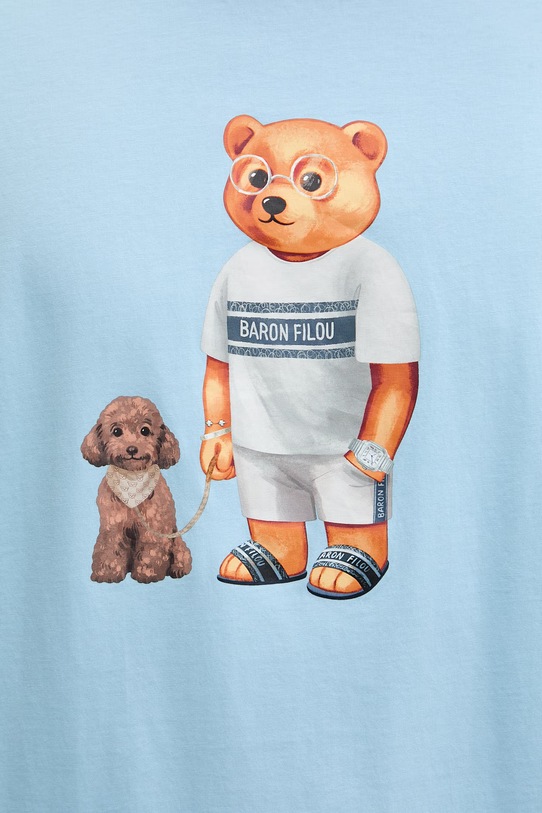 Baron Filou t-shirt βαμβακερό Filou CLXV. 000014898 μπλε