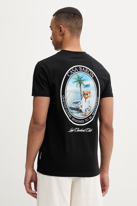 Baron Filou t-shirt βαμβακερό Filou CLXVIII. μαύρο 000015038