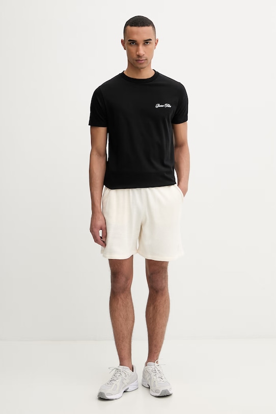 Ρούχα Baron Filou t-shirt βαμβακερό Filou CLXVIII. 000015038 μαύρο