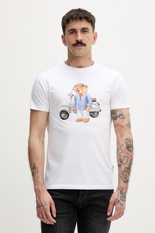 Baron Filou T-shirt bawełniany Filou CLXXI. 000015045 biały SS26