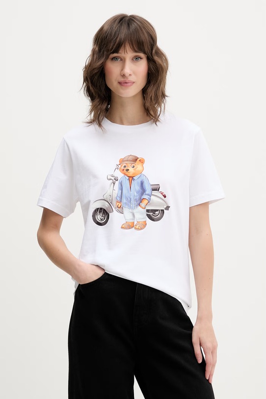 Odzież Baron Filou T-shirt bawełniany Filou CLXXI. 000015045 biały