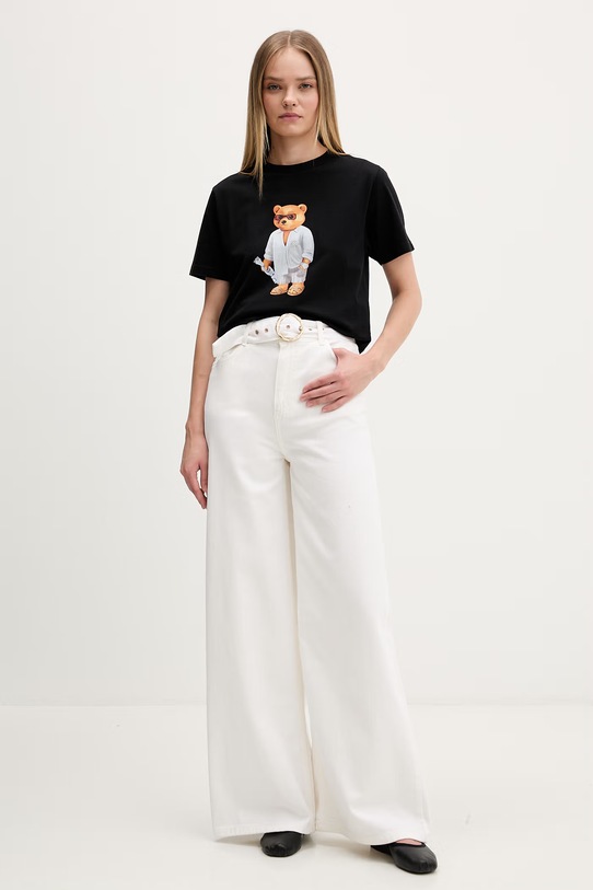 Baron Filou T-shirt bawełniany Filou CLXVIII. 000015538 czarny