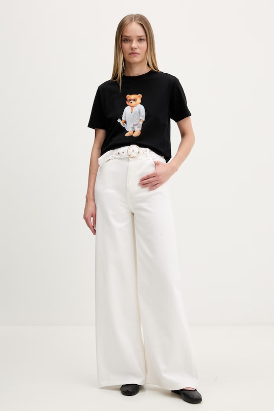 Baron Filou T-shirt bawełniany Filou CLXVIII. 000015538 czarny