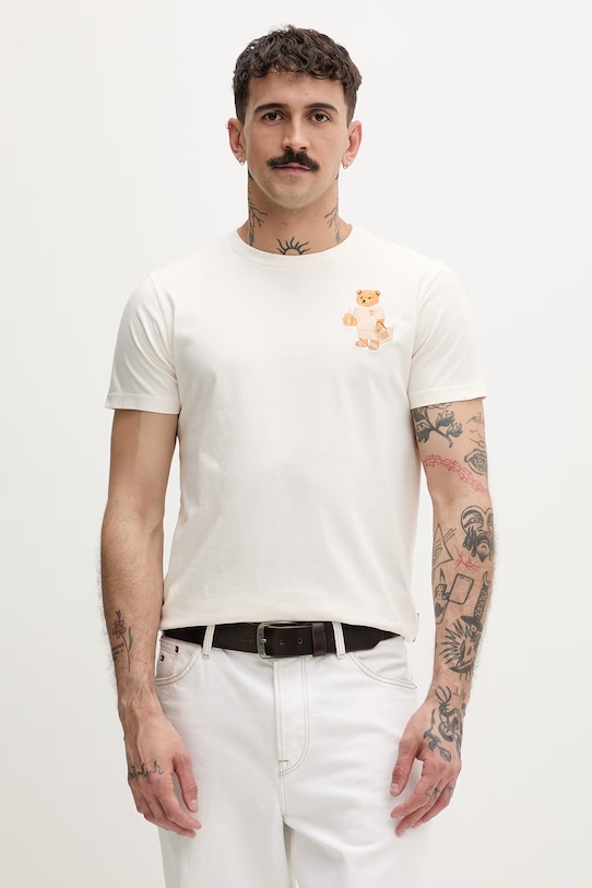 Baron Filou T-shirt bawełniany Filou CLXX. 000015629 beżowy SS26