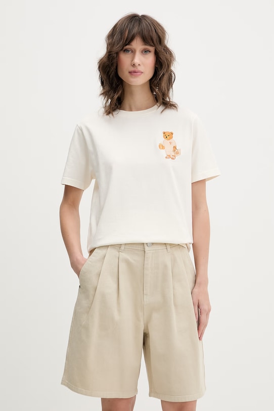 Odzież Baron Filou T-shirt bawełniany Filou CLXX. 000015629 beżowy