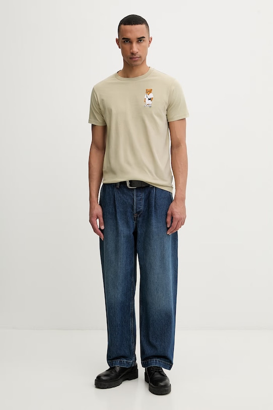 Baron Filou T-shirt βαμβακερό Filou CLXIX. 000014926 πράσινο SS26