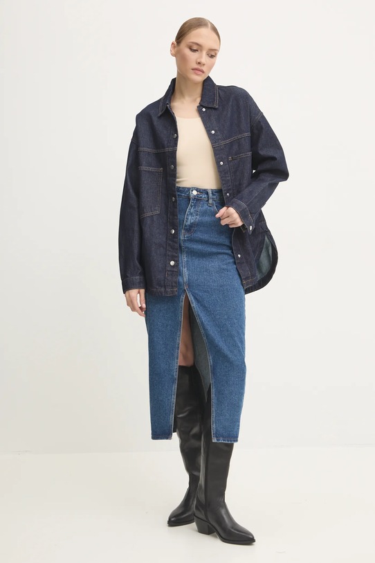 Body s hedvábím Answear.LAB ASC1401.fos béžová WA00