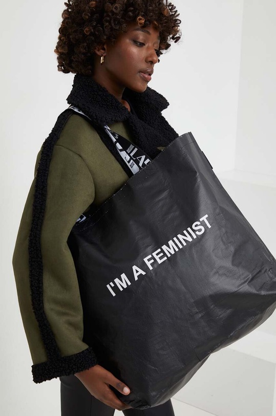 Answear Lab torebka imfeminist czarny