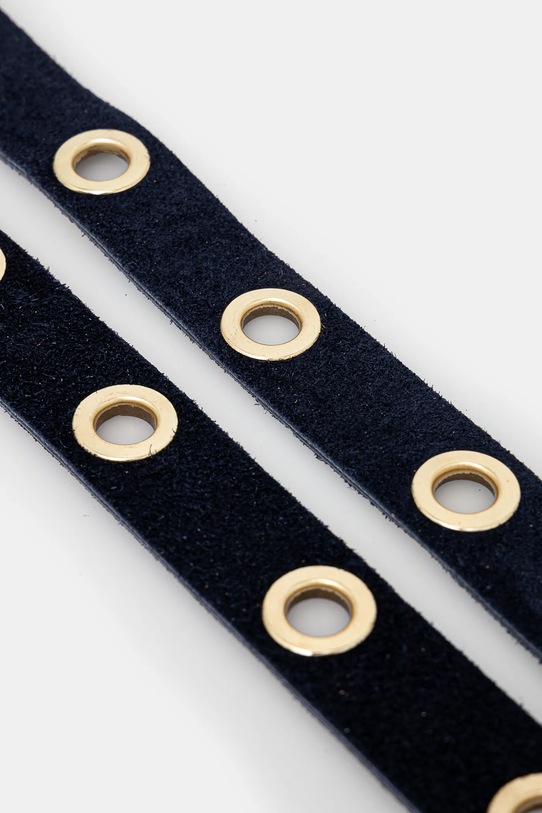 Accesorii Answear Lab curea din piele intoarsa C109.HWK bleumarin
