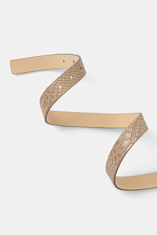 Answear.LAB pasek skórzany C103.0HKK beżowy WA00