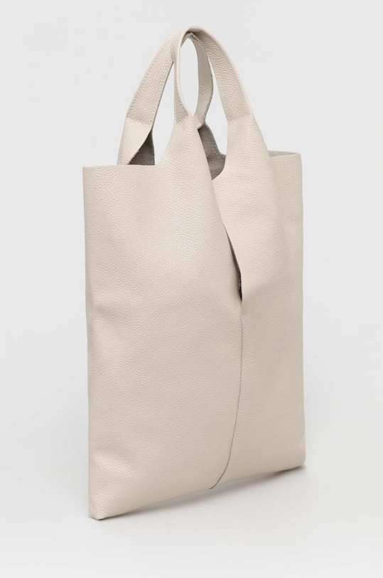 Δερμάτινη τσάντα Answear.LAB 5200151.HWK μπεζ WW25