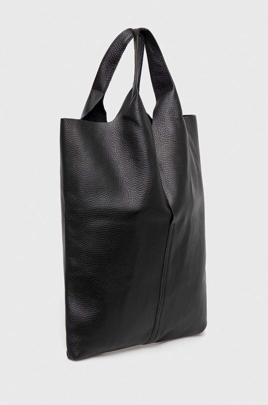 Answear Lab poseta de piele 5200151.HWK negru WW25