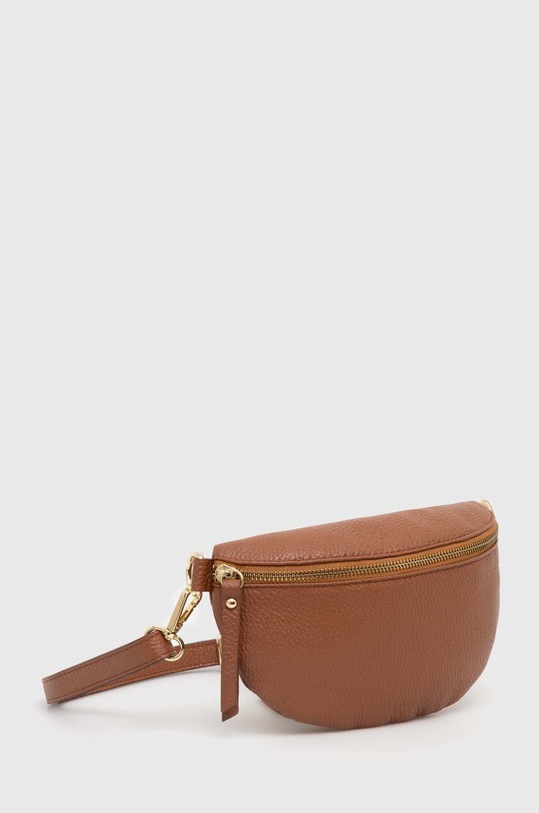 Answear Lab borseta de piele 565.HWK maro WW25