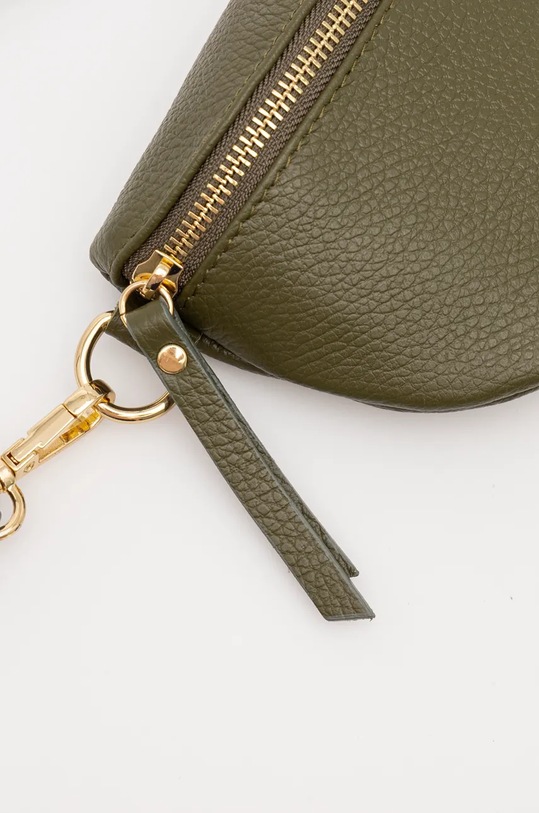 Answear Lab borseta de piele verde 565.HWK