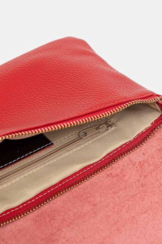 Answear Lab poseta de piele 433.HWK rosu