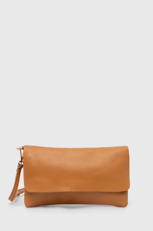 Kožená kabelka Answear.LAB přírodní kůže hnědá 433.HWK