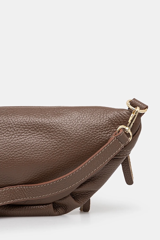 Accesorii Answear Lab borseta de piele 886.HKK maro